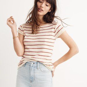 Madewell Sweater Tee in Stripe NWOT